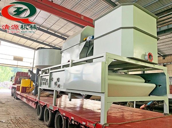 今日發(fā)貨青?？蛻?hù)轉(zhuǎn)鼓濃縮脫水一體機(jī)砂水分離器